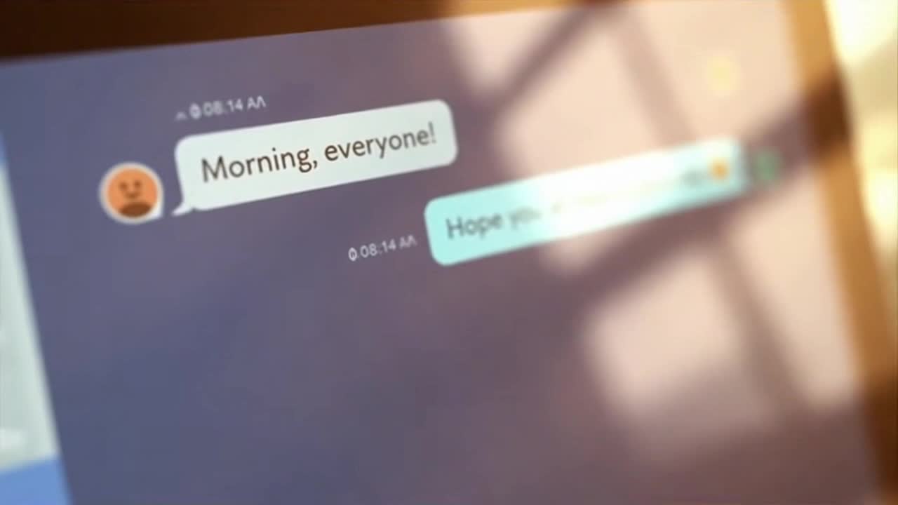 Friendly Community Reminder Encouraging Positive and Respectful Conversations Online