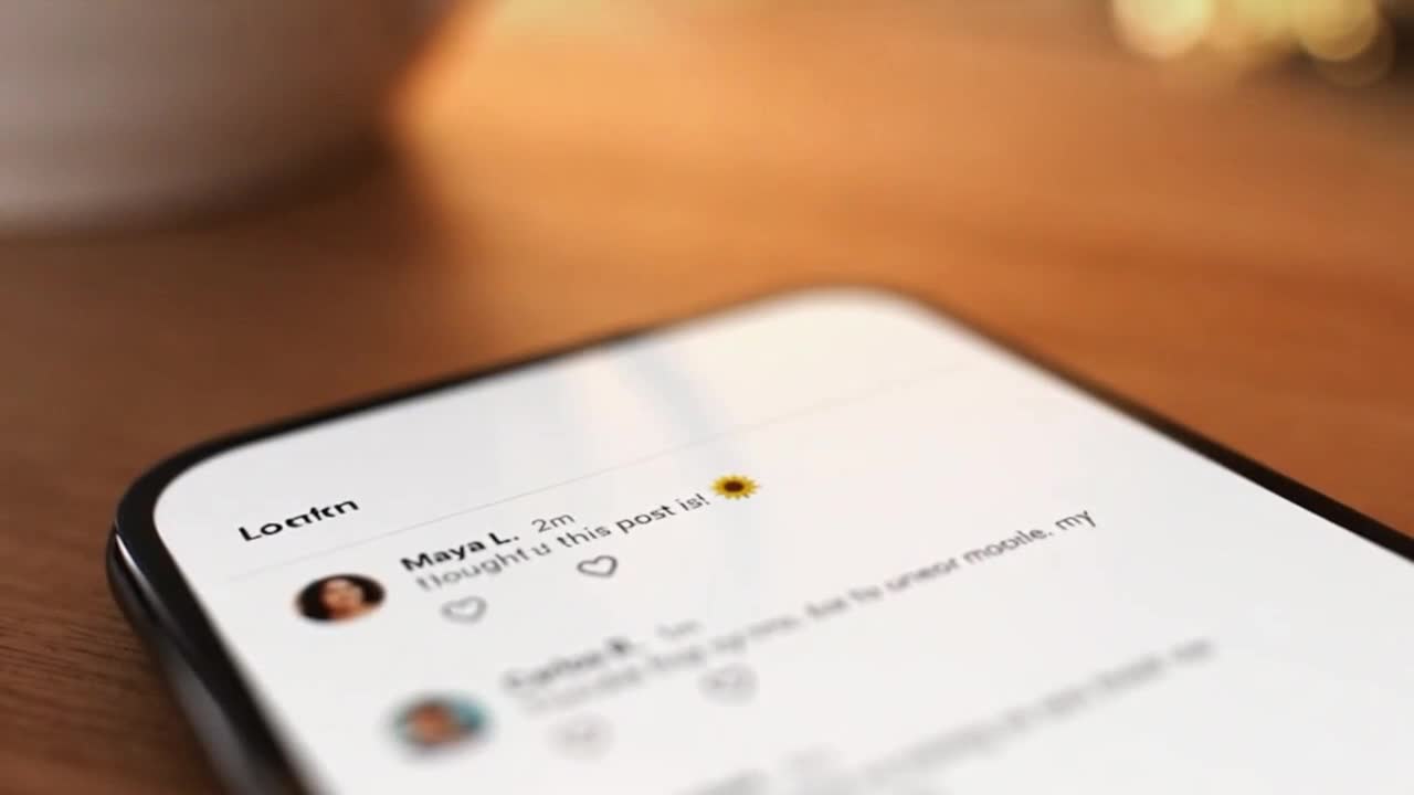 Friendly Community Reminder Encouraging Respectful and Positive Conversations Online