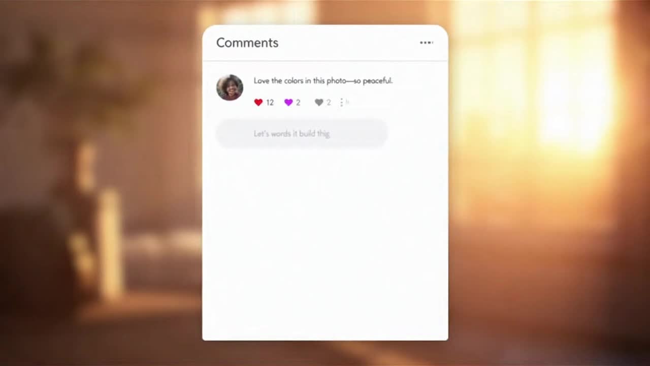 Friendly Community Reminder Encouraging Positive Comments and Respectful Conversations Online