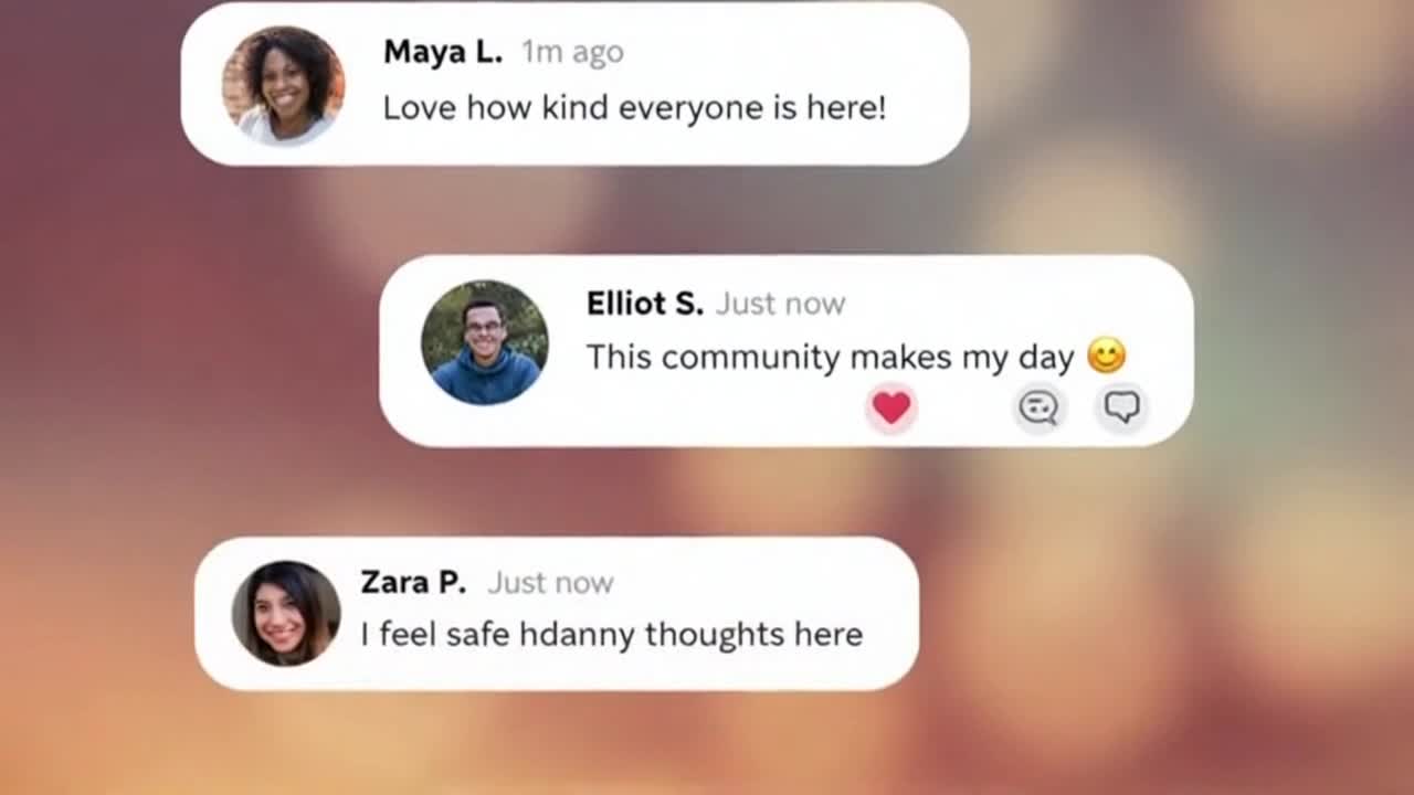 Friendly Community Reminder Encouraging Respectful Family-Friendly Conversations Online