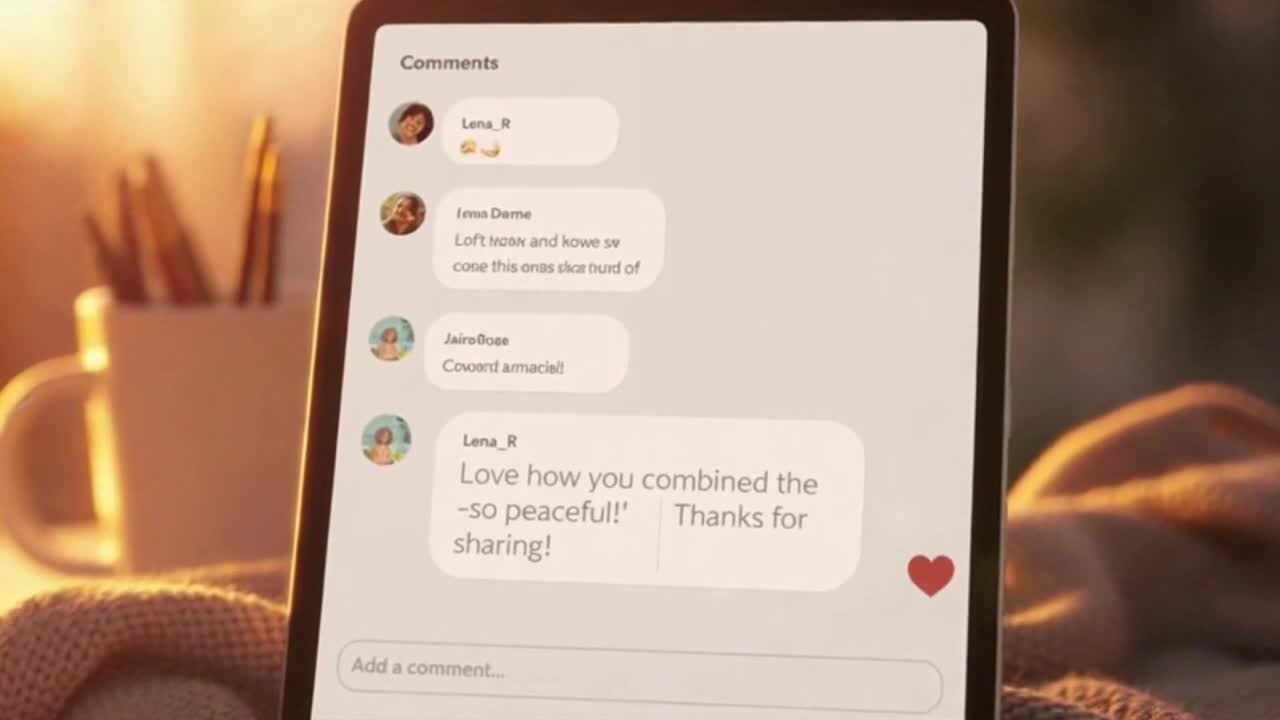 Friendly and Respectful Community Messages Encouraging Positive Creative Conversations Online