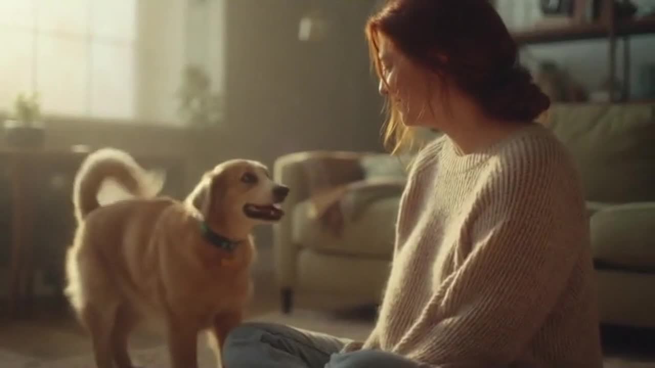 Cute Dogs and Their Human Owners Sharing Funny Everyday Moments in a Warm Relaxed Setting
