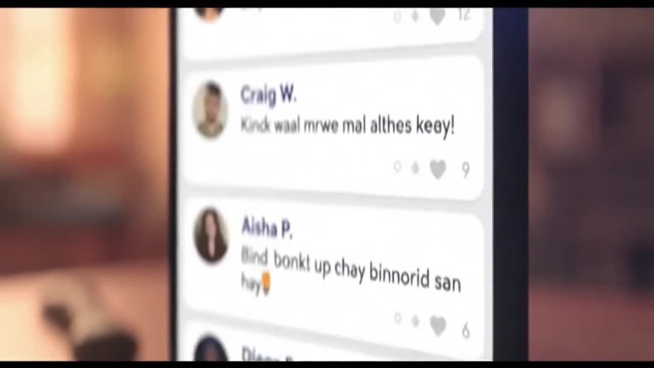 Positive and Family-Friendly Community Message Encouraging Respectful Online Conversations