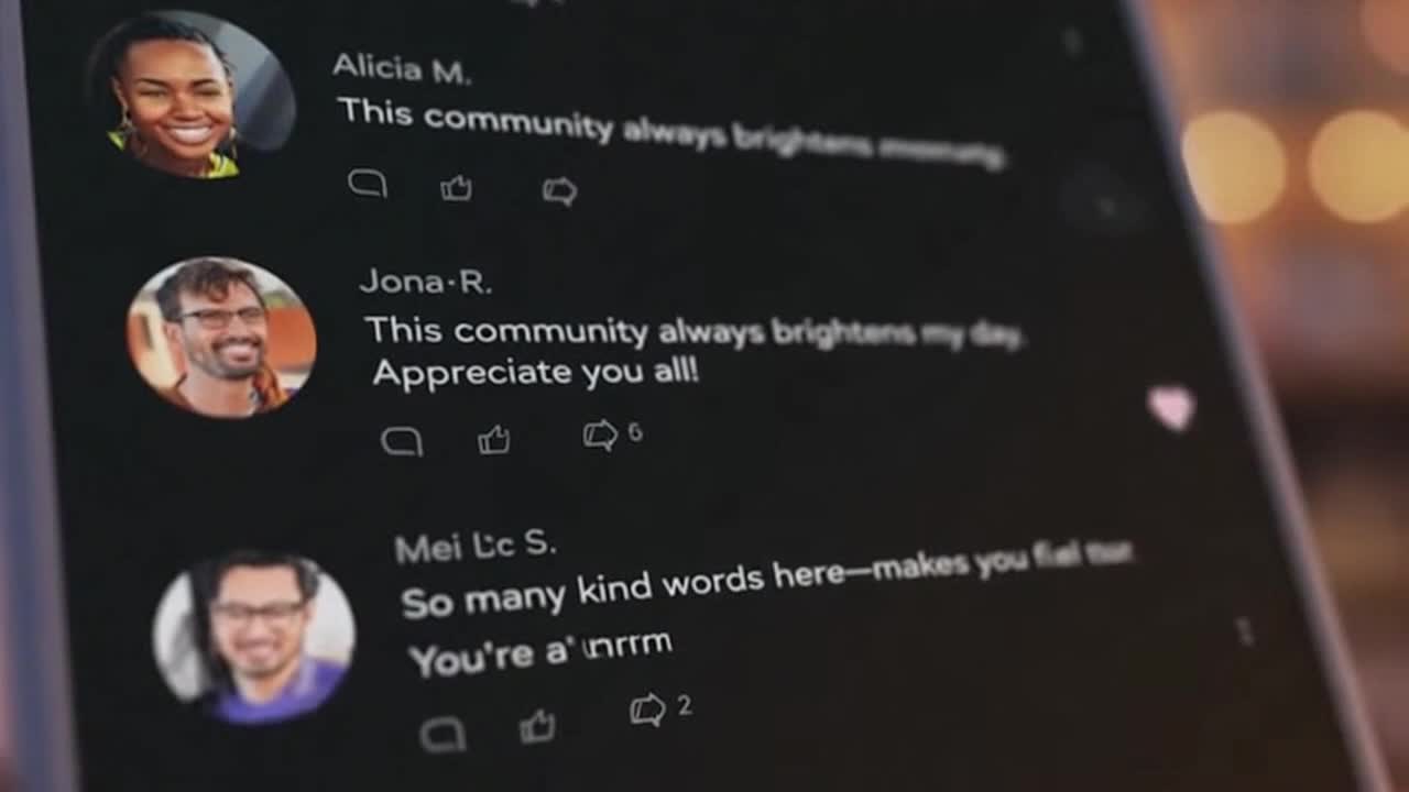 Friendly and Respectful Community Message Encouraging Positive Supportive Conversations