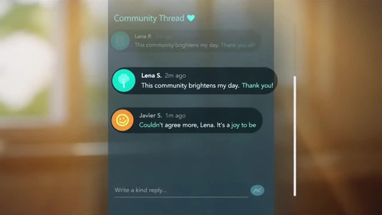 Friendly Community Discussion Reminder Encouraging Respectful and Positive Conversations Online