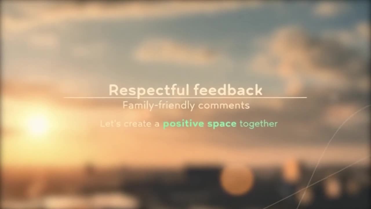 Friendly Community Reminder Encouraging Respectful and Positive Conversations Online