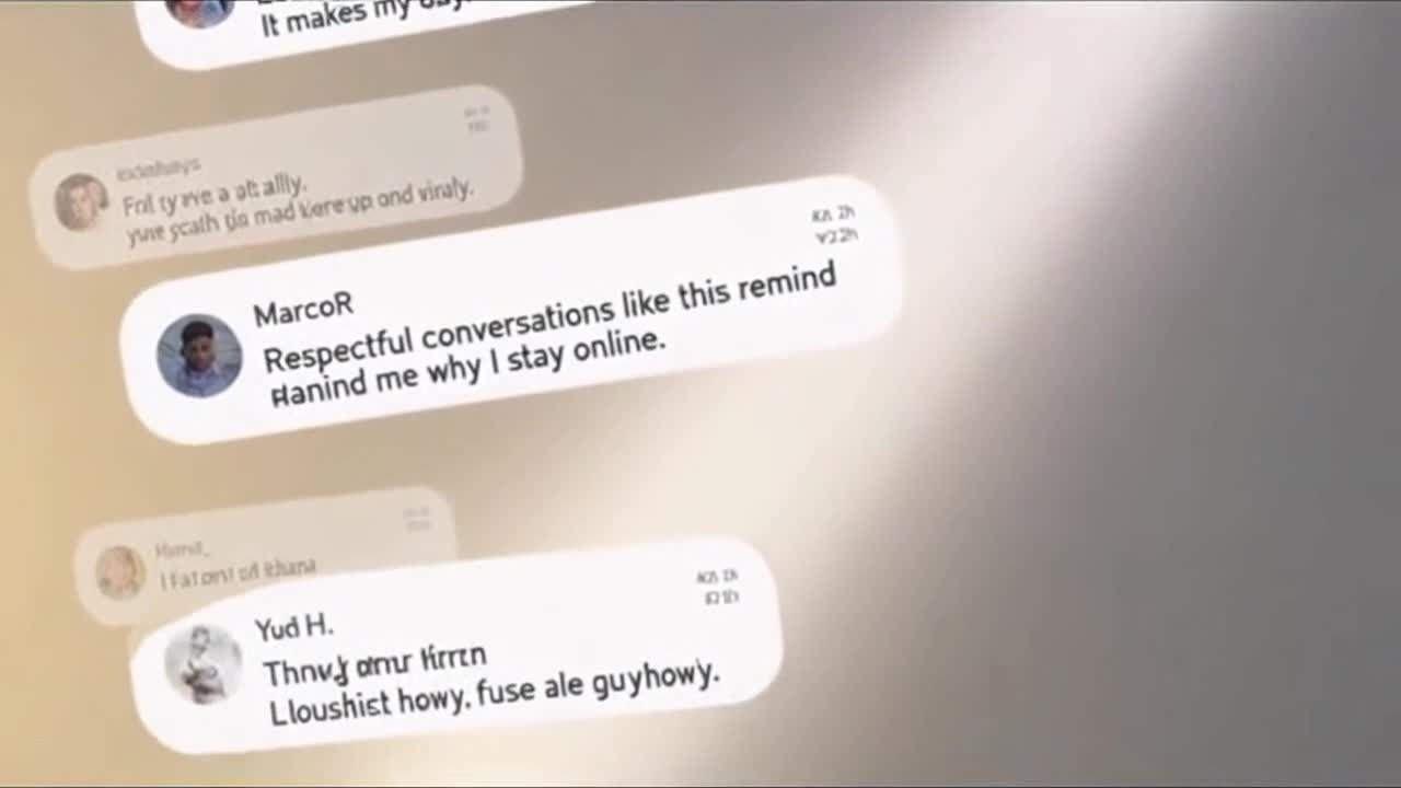 Friendly Community Reminder Promoting Respectful Comments and Positive Conversations Online