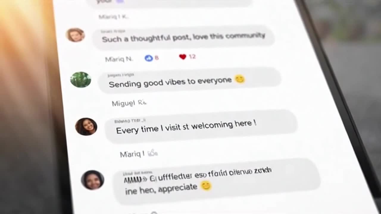 Creating a Friendly and Respectful Community Space Through Positive Online Engagement
