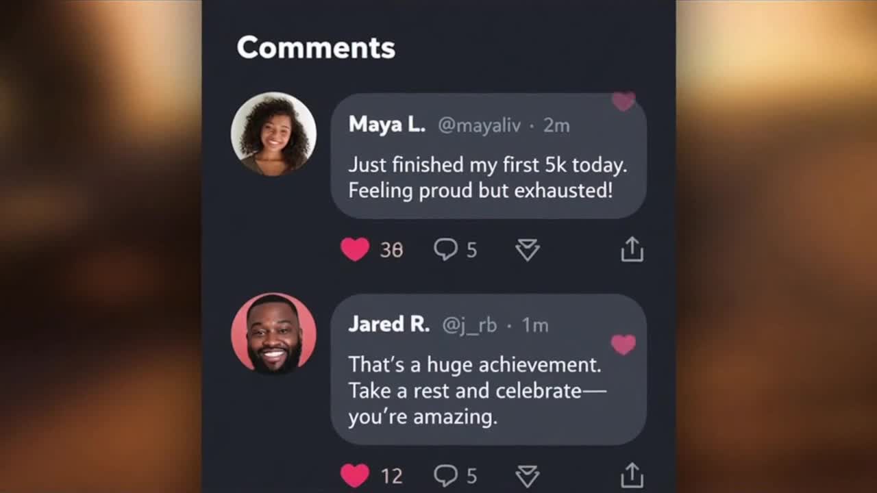 Friendly and Respectful Community Message Encouraging Positive Online Conversations and Supportive E